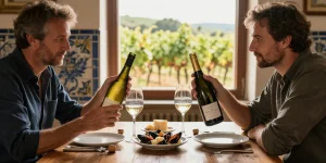 vin blanc portugais pétillant